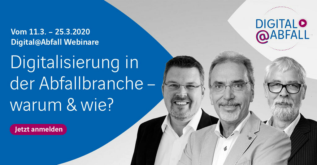 Webinar Digitalisierung Abfallbranche